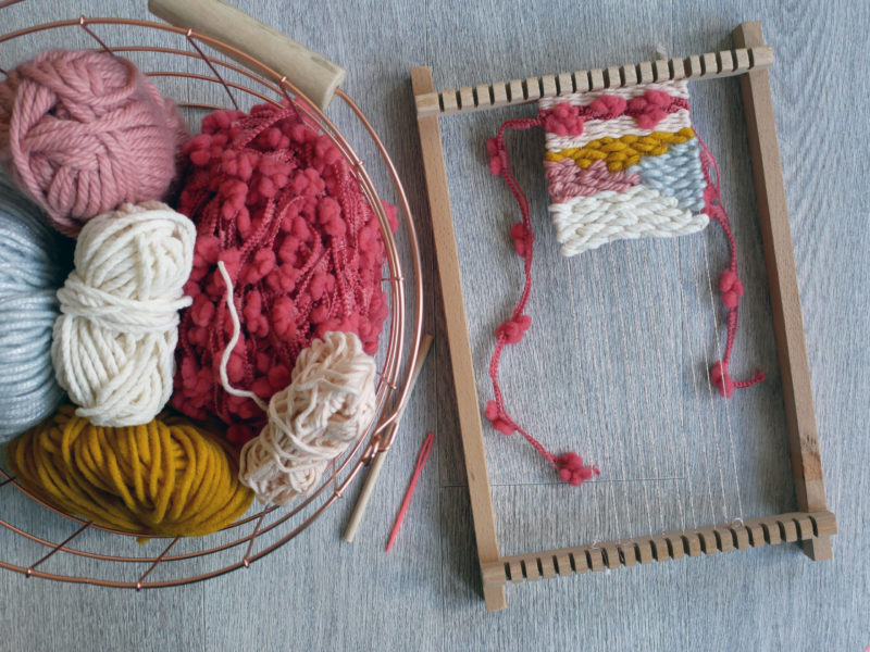 Atelier tissage pour enfants