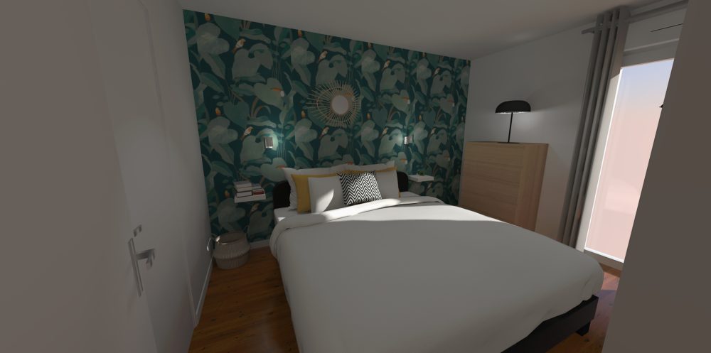 Home staging pour une chambre parentale