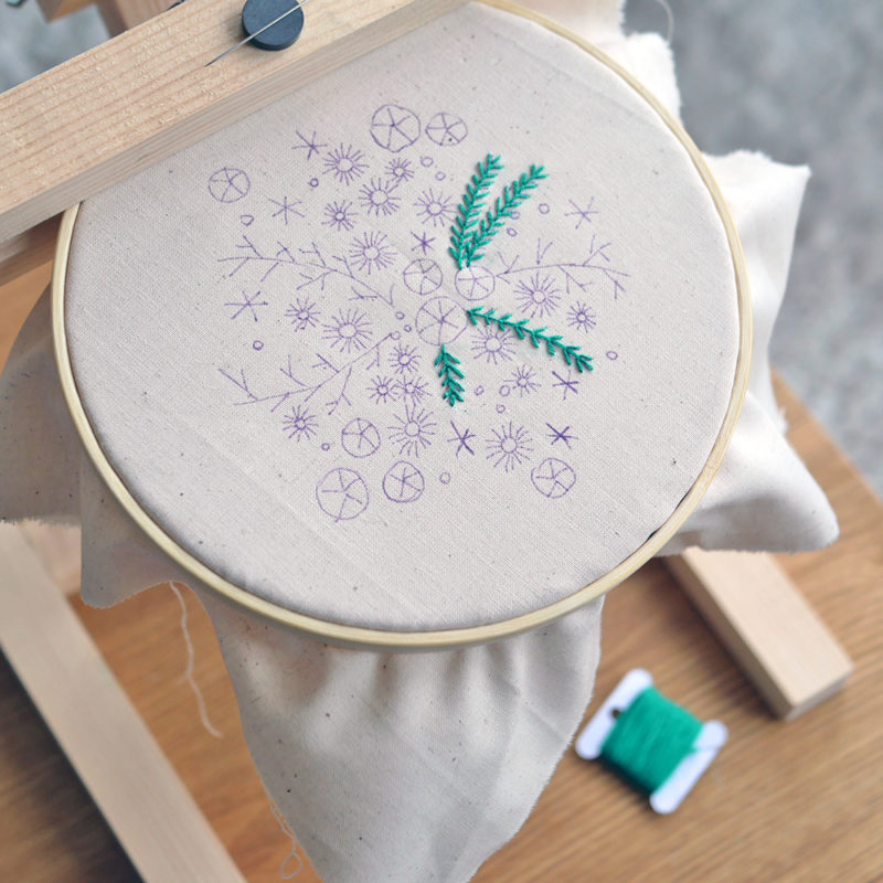 Broderie : mesures pour porte tambour fait main – Image 2